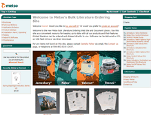 Tablet Screenshot of metso-usa.com